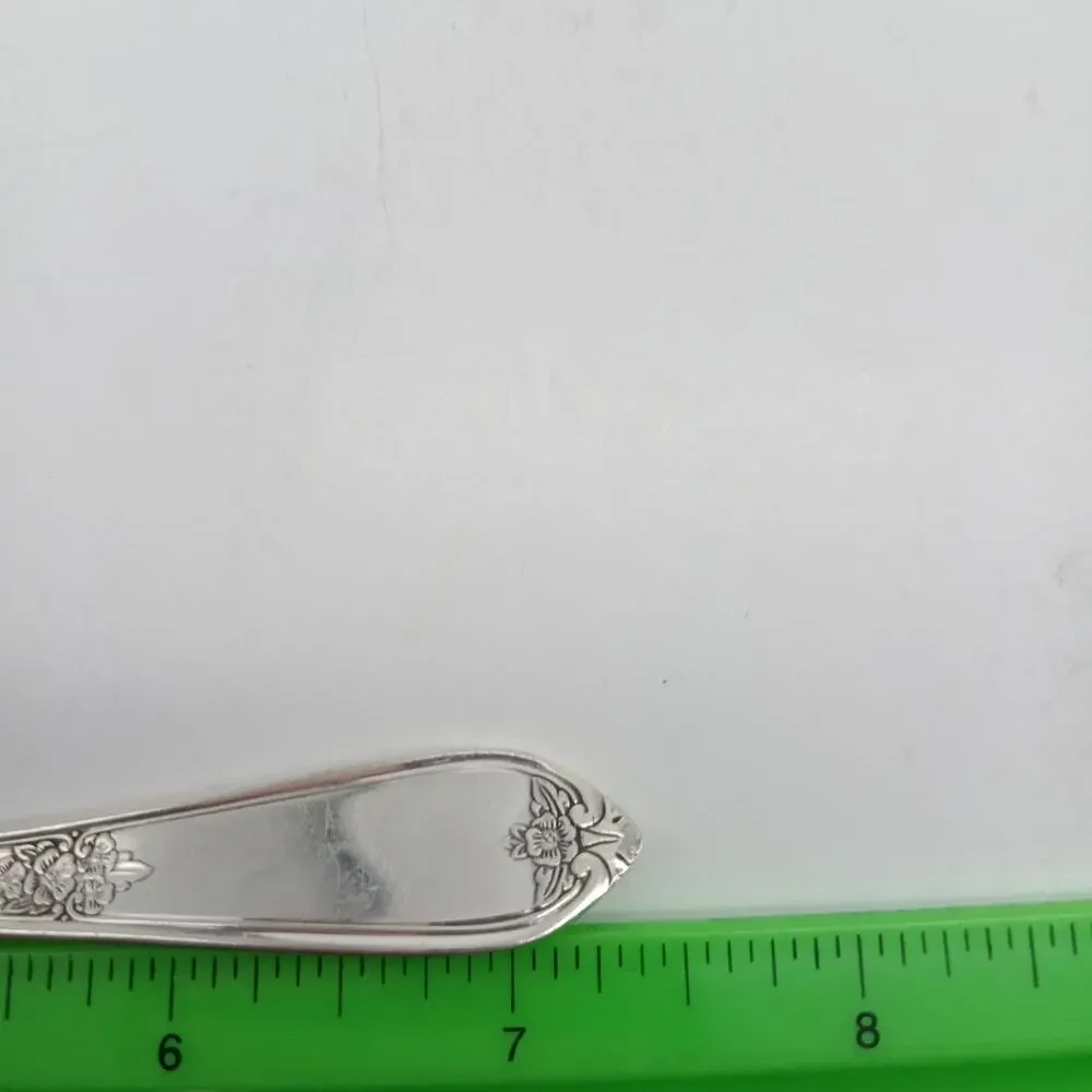 8X Tbsp 1937 Rogers Silverplate Cotillion Collection Oval Table Spoons